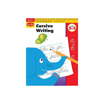 Learning Line: Cursive Writing, Grade 2 - 3 Workbook - by Evan-Moor Educational Publishers (Paperback)