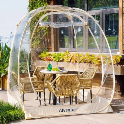 x Instant Pop-Up Bubble Tent - Alvantor: Outdoor Gazebo, Waterproof, Flame Retardant, Fiberglass Frame