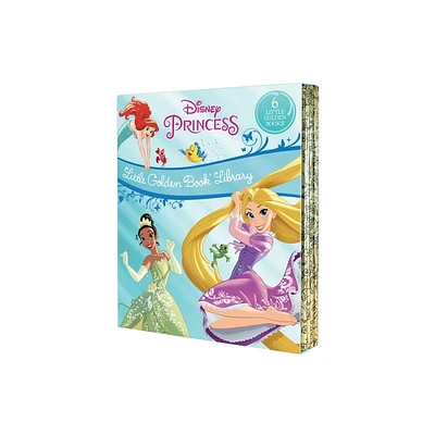 Disney Princess Little Golden Book Library -- 6 Little Golden Books - by Various (Mixed Media Product)