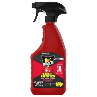 Raid Max Bug Killer Perimeter Protection Bug Spray