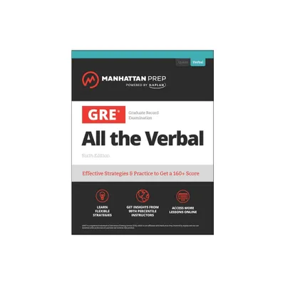 GRE All the Verbal - (Manhattan Prep GRE Prep) 6th Edition by Manhattan Prep (Paperback)