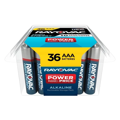 Rayovac High Energy 36pk AAA Batteries  Alkaline Battery