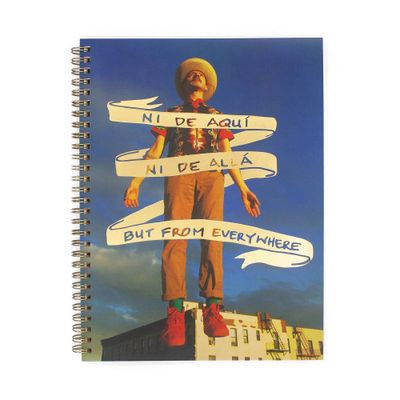 College Ruled 1 Subject Spiral Notebook 7.5x10 Ni De Aqui - West Emory