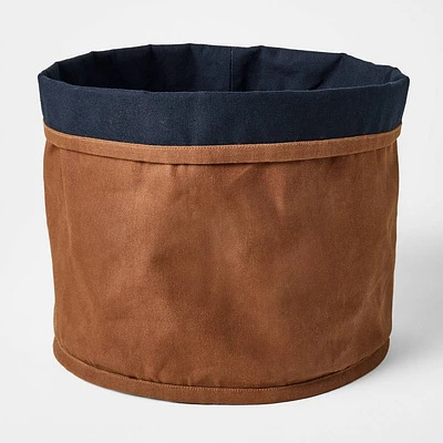 Small Solid Canvas Storage Basket - Threshold designed with Studio McGee