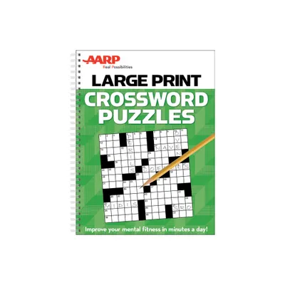 AARP Large Print Crossword Puzzles - by Publications International Ltd (Spiral Bound)