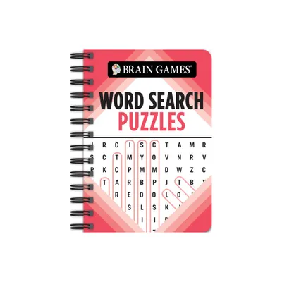 Brain Games - To Go - Word Search Puzzles (Red) - by Publications International Ltd & Brain Games (Spiral Bound)