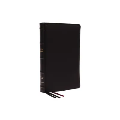 KJV Holy Bible: Large Print Thinline, Black Goatskin Leather, Premier Collection, Red Letter, Comfort Print: King James Version - by Thomas Nelson