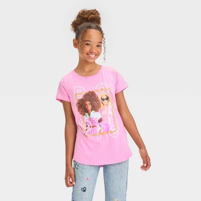 Girl Barbie Short Sleeve Graphic T-Shirt