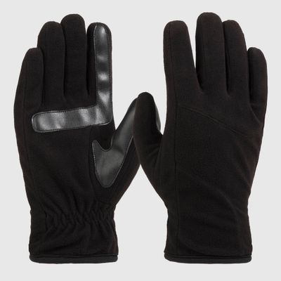 Isotoner Mens Handwear Fleece Pieced Gloves