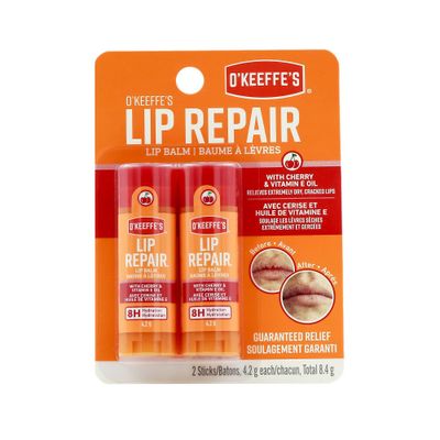 OKeeffes Lip Repair Balm Twin Pack - Cherry - 0.15/2pk