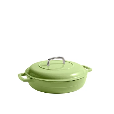 Martha Stewart 3.5qt Enameled Cast Iron Braiser with Lid