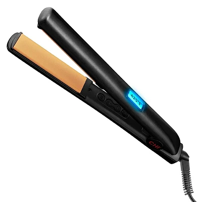 CHI Tourmaline Ceramic Flat Iron - Black - 1