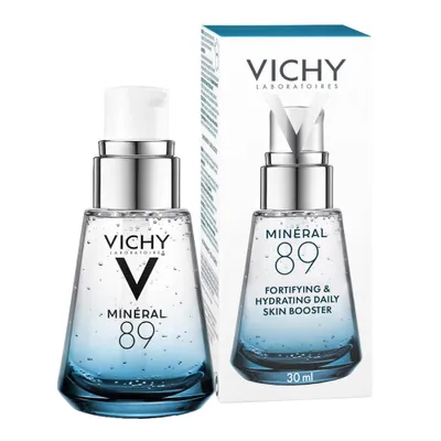 Vichy Mineral 89 Fortifying and Hydrating Daily Skin Booster, Face Serum with Hyaluronic Acid