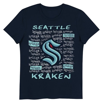 NHL Seattle Kraken Girls Crew Neck T-Shirt