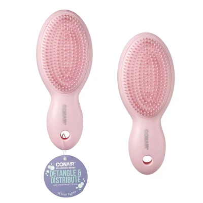 Conair Pro Compact Detangling Hair Brush - All Hair - Pink