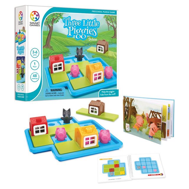 SmartGames Three Little Piggies Deluxe Preschool Game