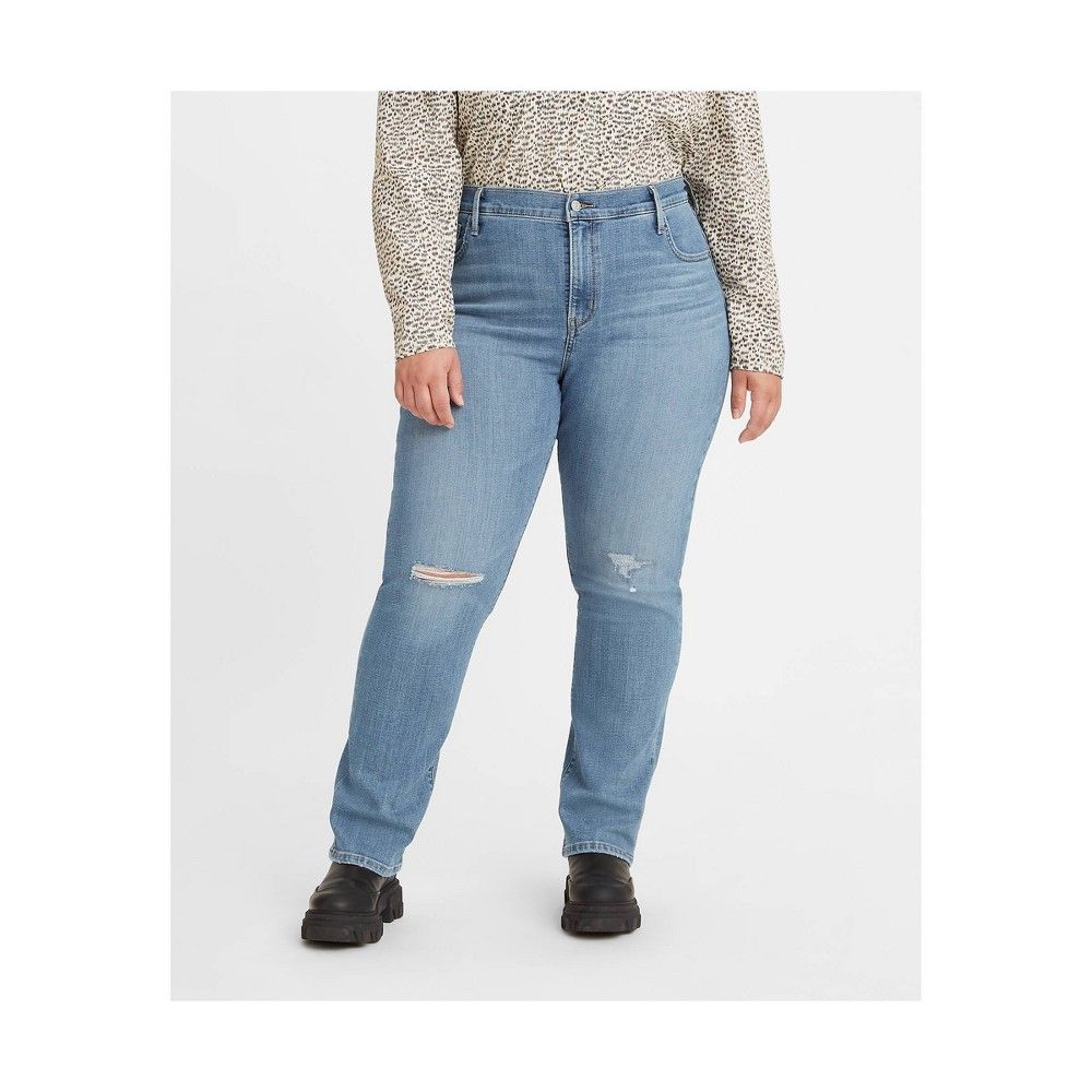 Levi's Levis Womens Plus Size 724 High-Rise Straight Jeans - Slate |  Connecticut Post Mall