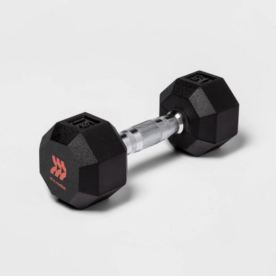 Hex Dumbbell 15lbs Black - All in Motion