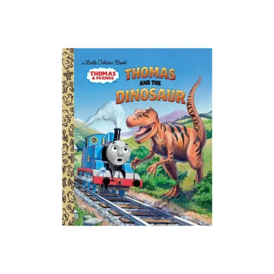 Thomas and the Dinosaur (Thomas & Friends) - (Little Golden Book) by Golden Books (Hardcover)