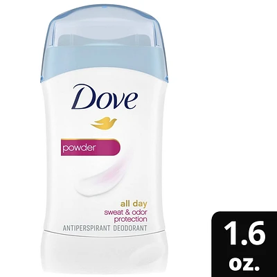 Dove Beauty Powder 24-Hour Invisible Solid Antiperspirant & Deodorant Stick - Trial Size - .6oz