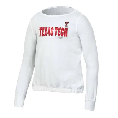 NCAA Texas Tech Red Raiders Girls White Long Sleeve T-Shirt