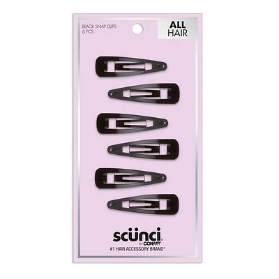 scnci Contour Metal Hair Snap Clips - - All Hair