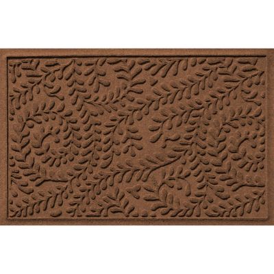 Bungalow Flooring 2x3 WaterHog Boxwood Indoor/Outdoor Doormat Dark Brown