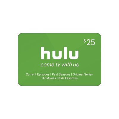 Hulu Gift Card $25 (Mail Delivery)