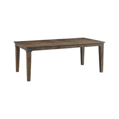 Whiskey River Extendable Dining Table Gunpowder Gray - Intercon