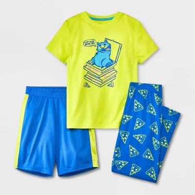 Boy 3pc Short Sleeve Pajama Set