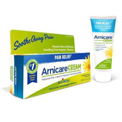 Boiron Arnicare Cream for Soothing Relief for Joint Pain, Muscle Pain, Muscle Soreness and Swelling from Bruises or Injury Fast Absorbing - 2.5oz