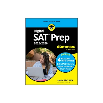 Digital SAT Prep 2025/2026 for Dummies - 13th Edition by Ron Woldoff (Paperback)