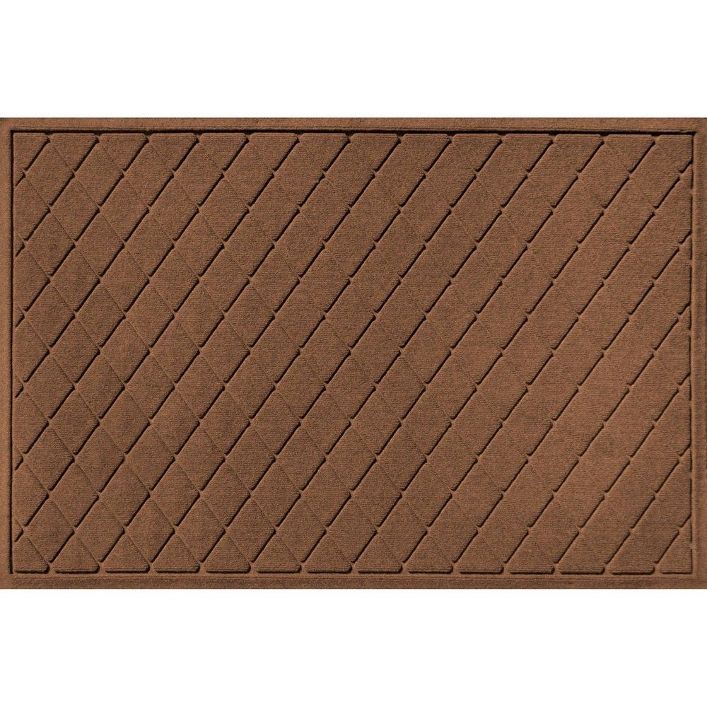 Bungalow Flooring 3x5 Aqua Shield Argyle Indoor/Outdoor Door Mat