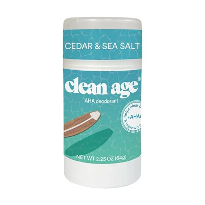 Clean Age Cedar & Sea Salt AHA Deodorant for Teens - 2.25oz