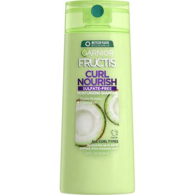 Garnier Fructis Curl Nourish Sulfate-Free Shampoo Infused with Coconut Oil & Glycerin - 22 fl oz
