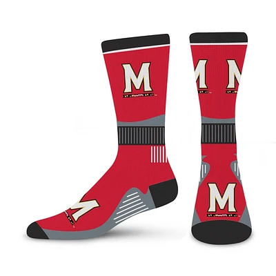 NCAA Maryland Terrapin Large Crew Sock