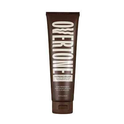 oVertone Hair Care Semi-Permanent Color Depositing Mask - Espresso Brown - 4.5 fl oz