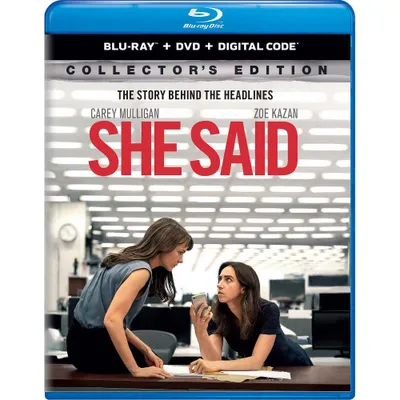 She Said (Blu-ray + DVD + Digital)