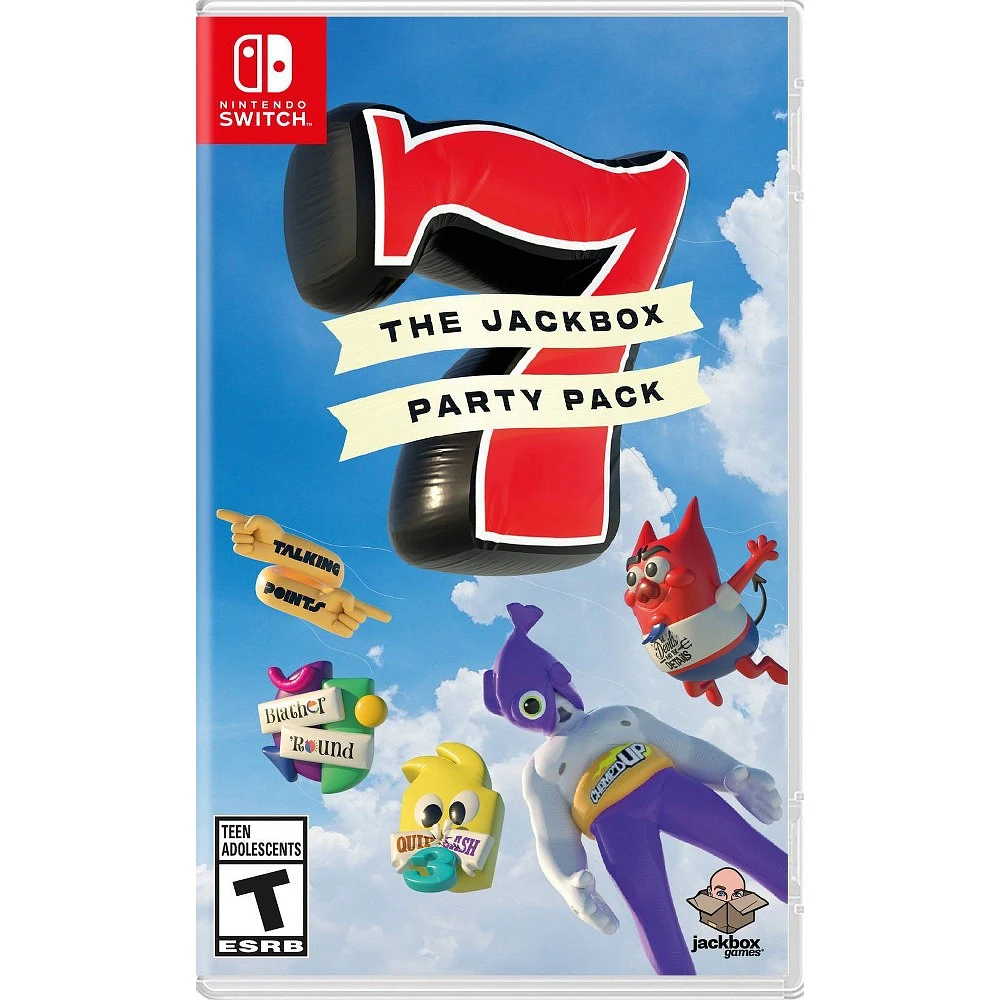 Nintendo The JackboxParty Pack 7 - Nintendo Switch: Multiplayer Party  Games, Quiplash 3, Drawing, Speech Challenges | The Market Place