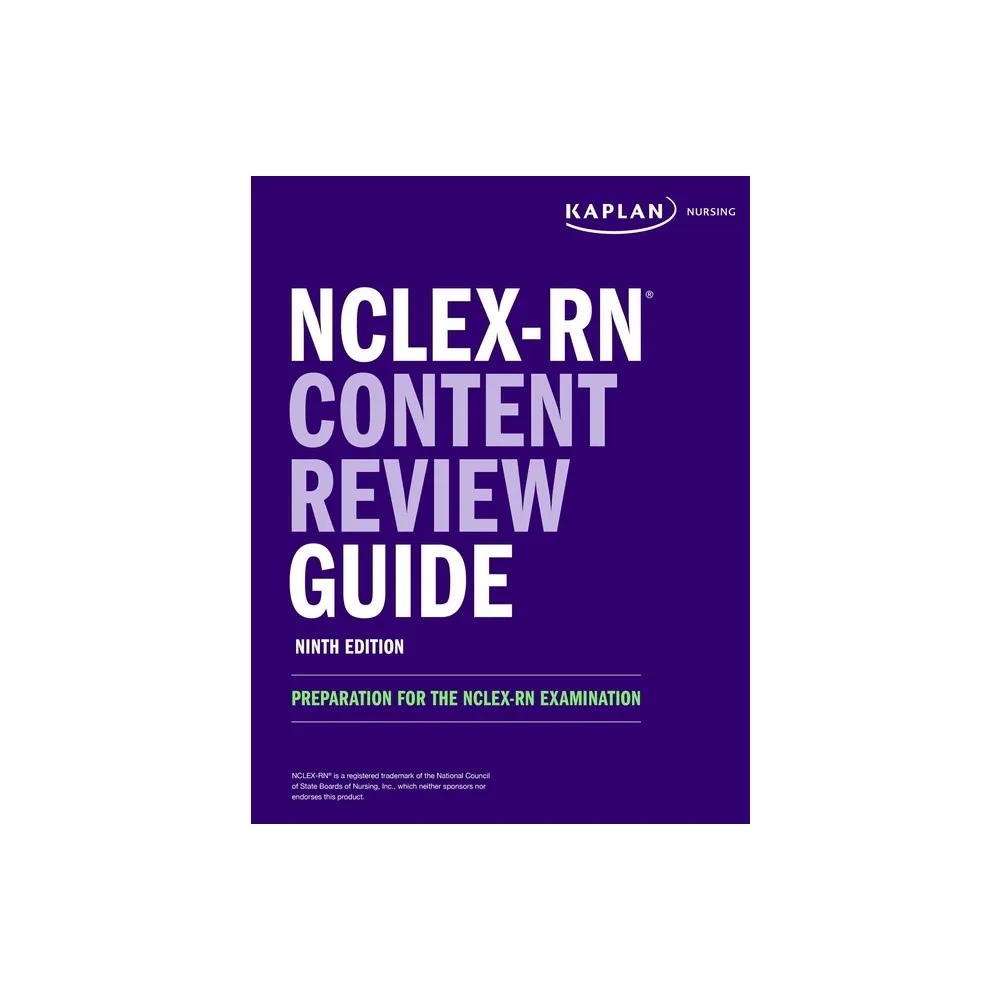 NCLEX-RN Content Review Guide by Kaplan, Paperback