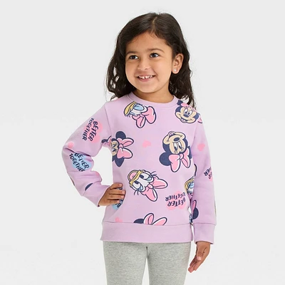 Toddler Girls Disney Minnie Mouse & Daisy Duck Fleece Pullover