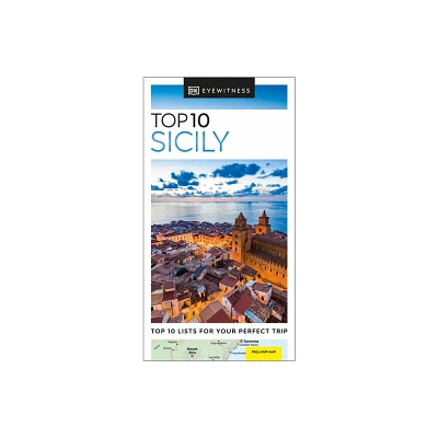 DK Top 10 Sicily - (Pocket Travel Guide) by Dk Travel (Paperback)