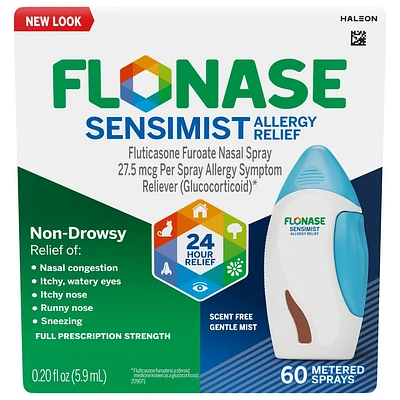 Flonase Sensimist 24-Hour Allergy Relief Nasal Spray - Fluticasone Furoate