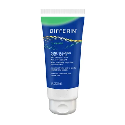 Differin Acne Clearing Scented Daily Body Scrub - 8 fl oz