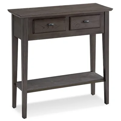 Favorite Finds Hall Console Smoke Gray - Leick Home: Traditional Style, Wood Entryway Table with Drawer