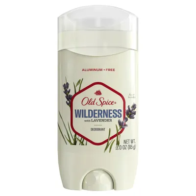 Old Spice Mens Deodorant Aluminum-Free Wilderness with Lavender - 3oz