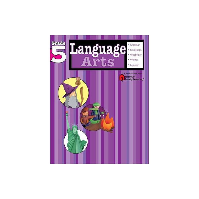 Language Arts, Grade 5 - (Flash Kids Harcourt Family Learning) by Flash Kids (Paperback)