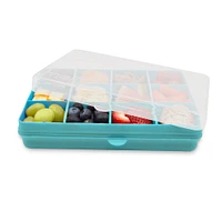 Melii Snackle Box - 48 oz - Blue