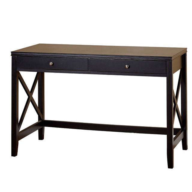 Buylateral Anderson X Desk : Scandinavian Style, Wood Frame, 47.75 Width, Adult Assembly Required