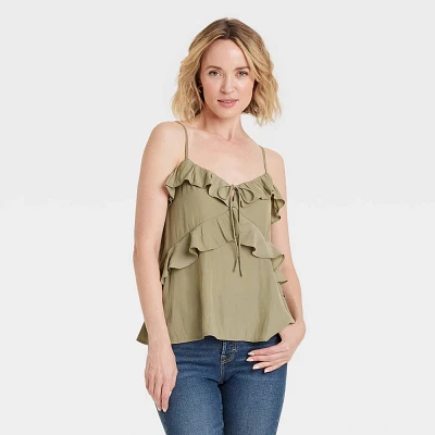 Women Ruffle Cami Top